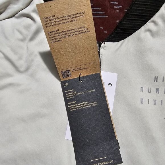 Nike Therma-FIT Repel Reversible Jacket Run Division M Red White DM4626-652 New - Picture 13 of 16